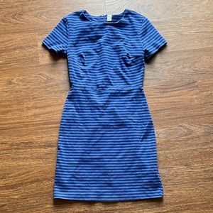 Old Navy Blue and Black Striped Business Casual Mini Dress / Sz XS